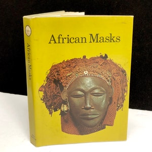 African Masks - Franco Monti 1969 Hamlyn First Edition African Art Music Culture