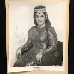 Irene Dalis as Ortrud SIGNED Photograph Louis Mélançon Metropolitan Opera Lohengrin