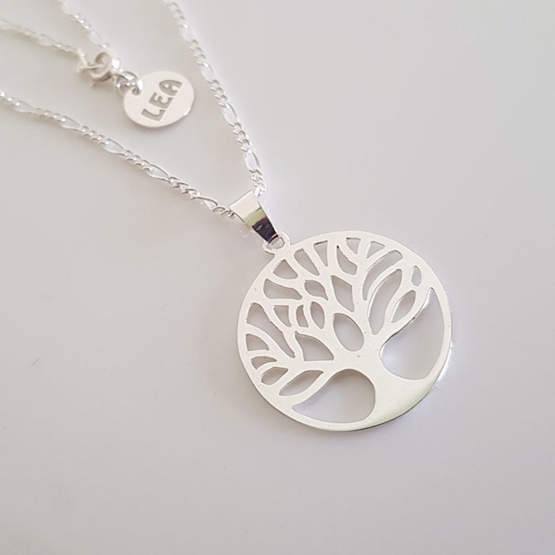 Sterling Silver Tree of Life Pendant Necklace - Etsy