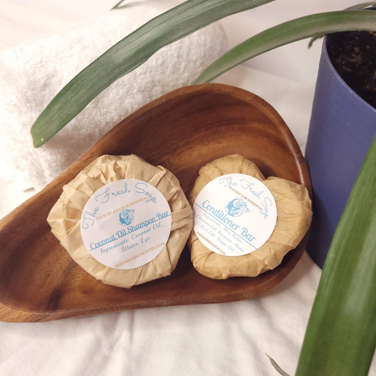 Shampoo and Conditioner bars Handcrafted out of Coconut oil Etsy