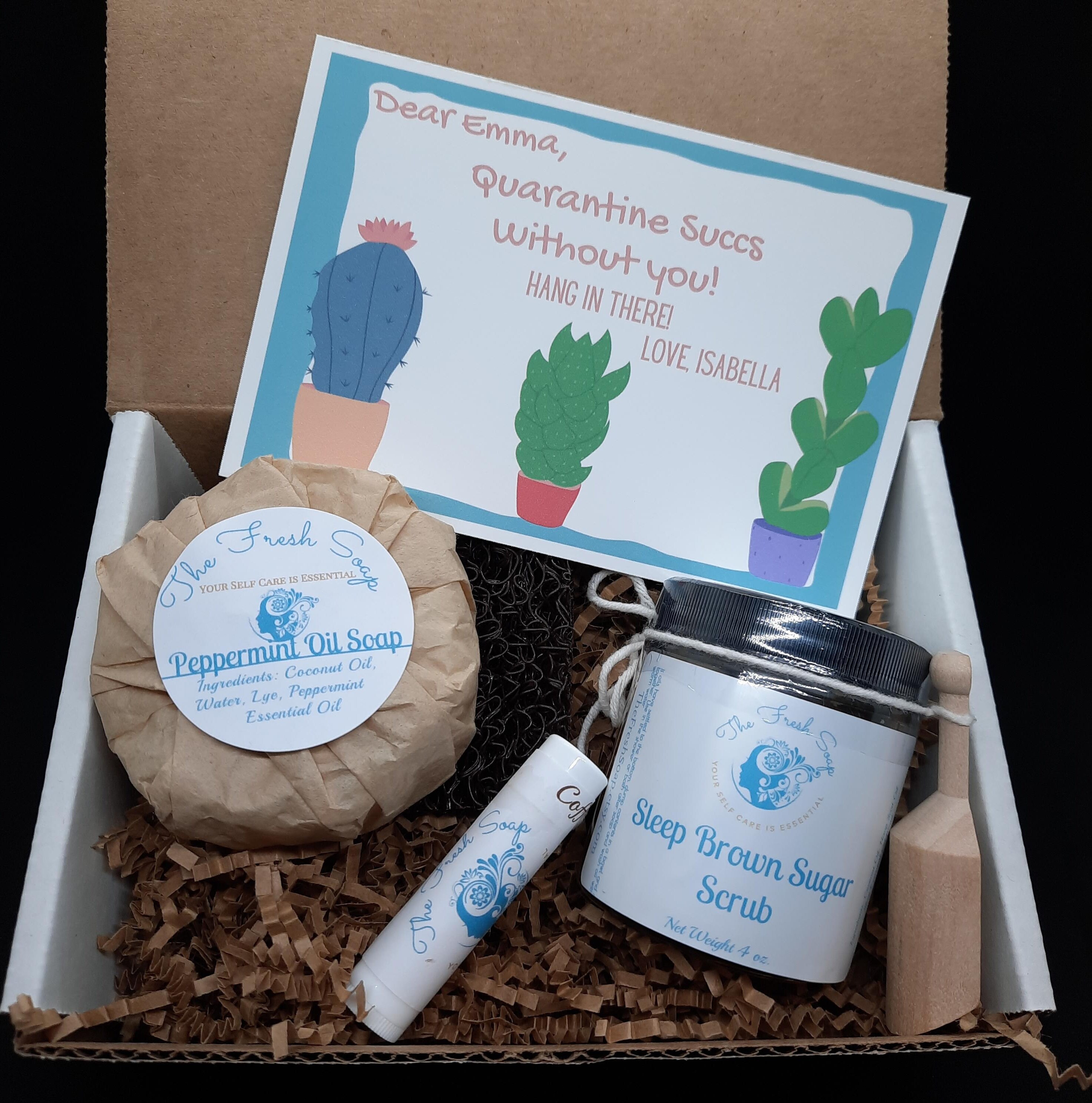Best Friend Gift Box Care Package Spa Gift Basket soap