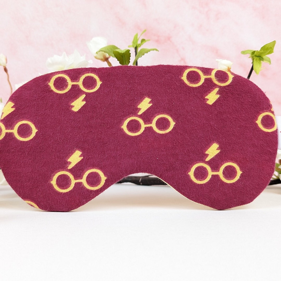 Harry Potter Sleep Mask With Glasses and Scar Made of Cotton Batting ...
