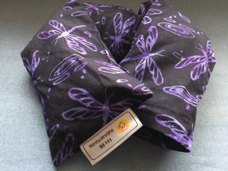 Lavender Neck Pillow Choose Your Fabric Etsy
