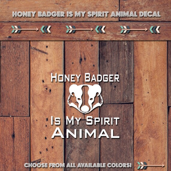 HONEY BADGER Vinyl Decal Car Wall Window Sticker CHOOSE SIZE COLOR