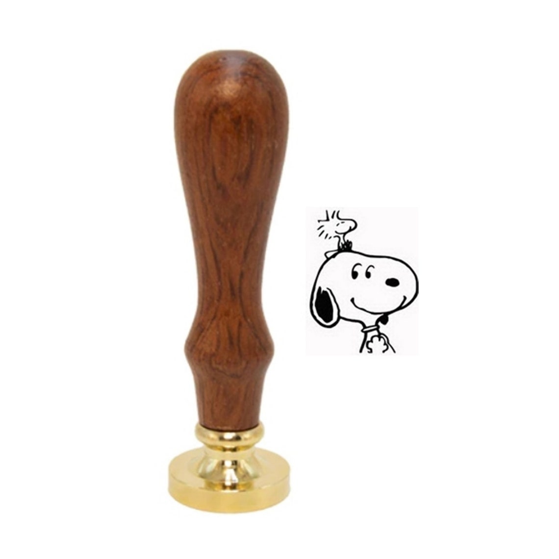 Snoopy and Woodstock The Peanuts Round Seal Wax Stamp Great Etsy