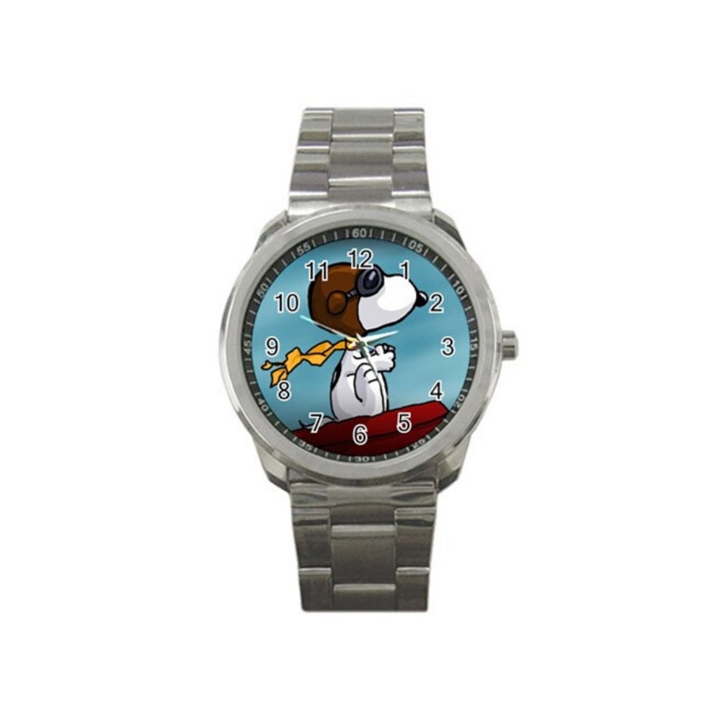 Snoopy and the Red Baron Sport Metal Watch For Men Women | Etsy