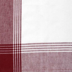 Dunroven House Plain Weave Tea Towel 20x28 Red & Black Buffalo Check