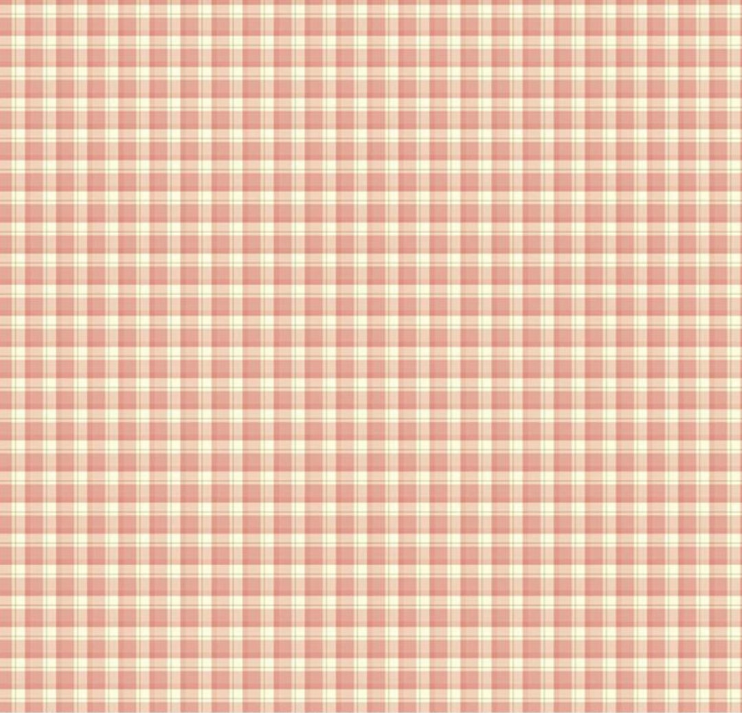 Adel in Spring Plaid Blush by Sandy Gervais for Riley Blake - Etsy