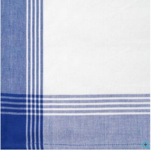 Tea Towel McLeod Bright Blue and White by Dunroven House