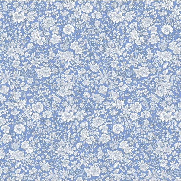 Emily Belle Marine Blue by Liberty Fabrics