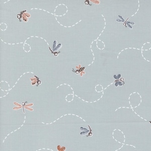 Chirp Fly High Sky  by Elena Amo for Moda Fabrics