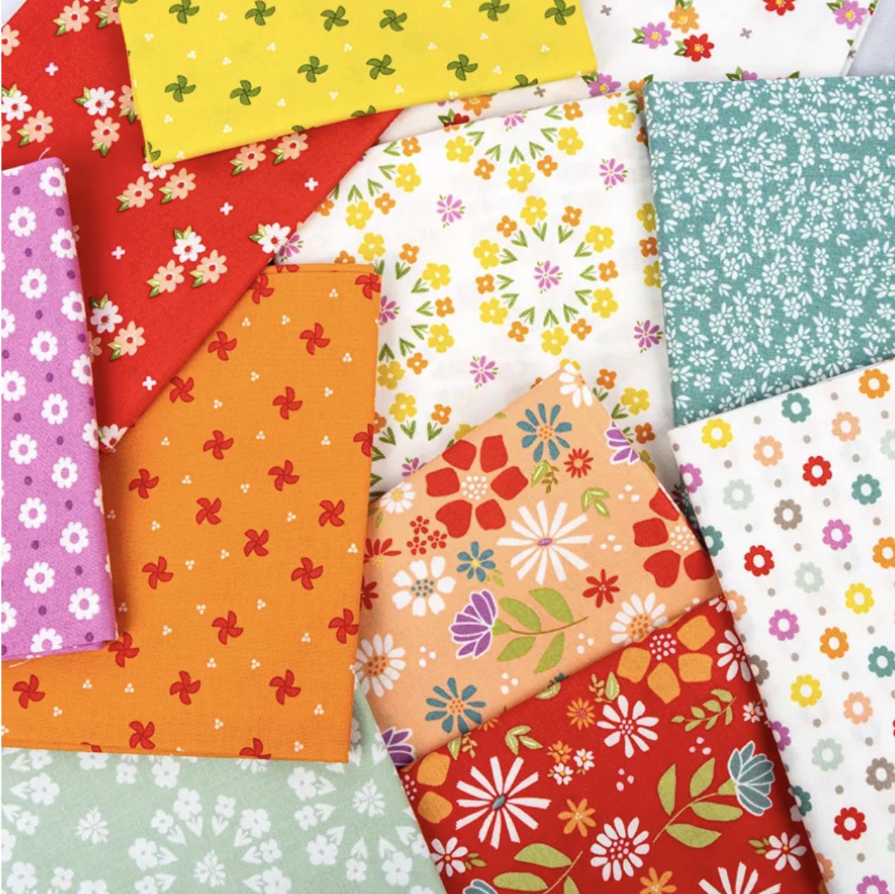 オーダー専用ページ Laguna Sunrise Sweet Pea Stripes by Sherri & Chelsi for Moda