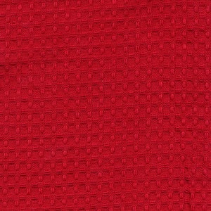 Cranberry Waffle Tea Towel by Dunroven House