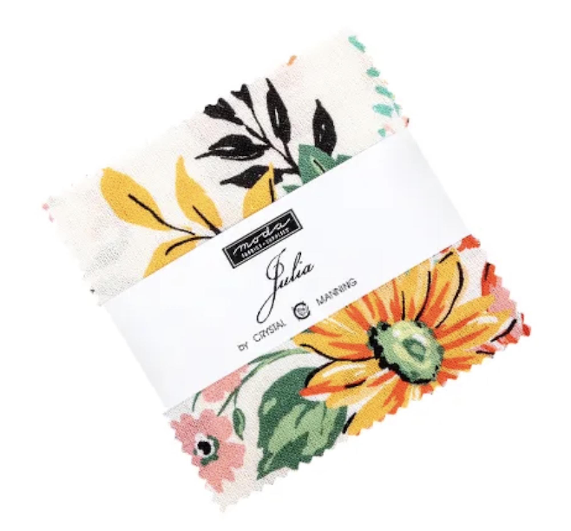 Julia Mini Charm Pack By Crystal Manning for Moda Fabrics