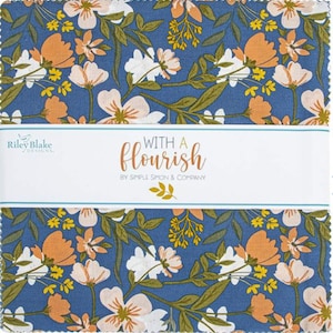 With a Flourish 10&quot; Stacker by Simple Simon & Co for Riley Blake Designs
