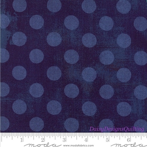 108&quot; Wide Backing - Grunge Hits Spot in Eggplant by BasicGrey for Moda