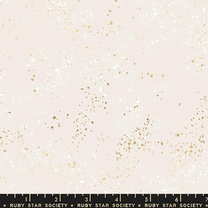 108" Wide Backing White Gold - Speckled by Ruby Star Society