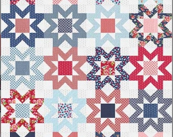 Midsummer Quilt Pattern by April Rosenthal of Prairie Grass  for Moda Fabrics