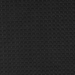 Black Waffle Tea Towel by Dunroven House
