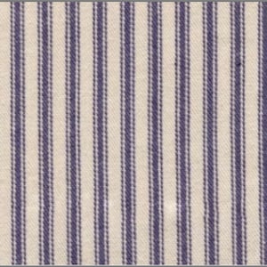 44/45 Navy/Cream Dunroven Homespun WovenTicking