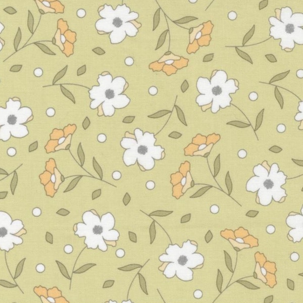 Buttercup & Slate, Sprig by Corey Yoder for Moda Fabrics