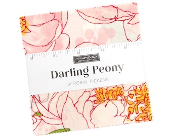 Darling Peony Charm Pack Bundle by Robin Pickens for Moda Fabrics