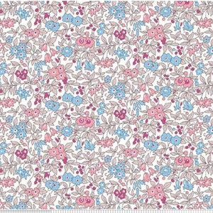 Flower Show Midnight Garden Forget Me Not Blossom F by Liberty Fabrics