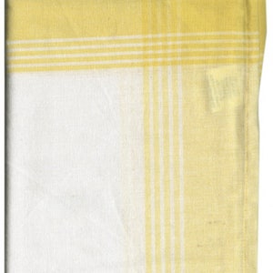 Tea Towel McLeod Yellow and White by Dunroven House