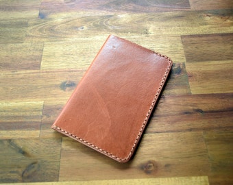Kangaroo Leather Field Notes Cover - Cognac Colour. Mens Gift. Birthday Gift. Groomsman Gift. Graduation Gift. Christmas Gift