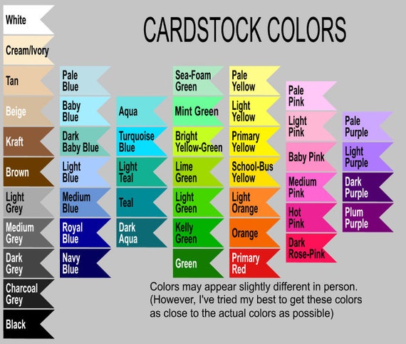 My Color Chart
