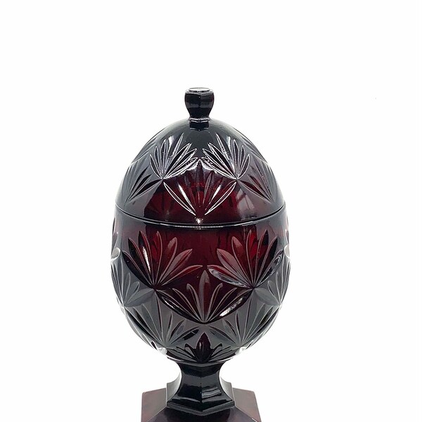 Glass Candy Dish Etsy