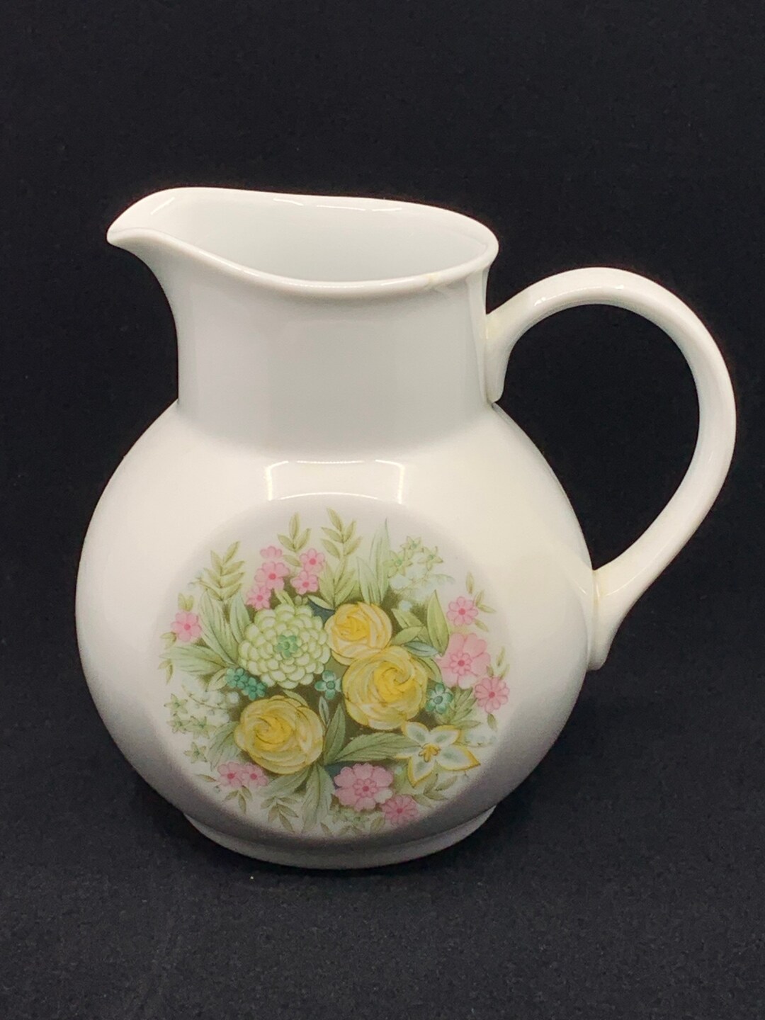 Vintage Noritake Younger Image China Bimini Creamer, Cream Pitcher With Floral Design, Noritake