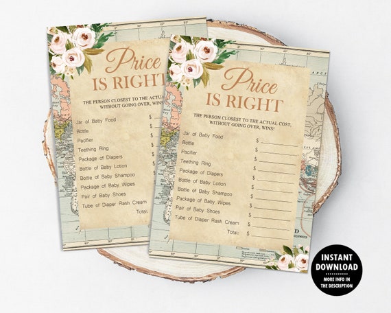 travel themed baby shower games