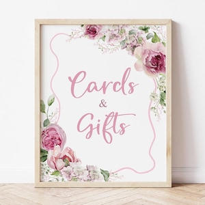 Floral Brautdusche Karten & Geschenke Zeichen, frisch vom Markt, Bauernmarkt Hochzeit Dusche Tischdekoration, Braut Mittagessen Dekoration