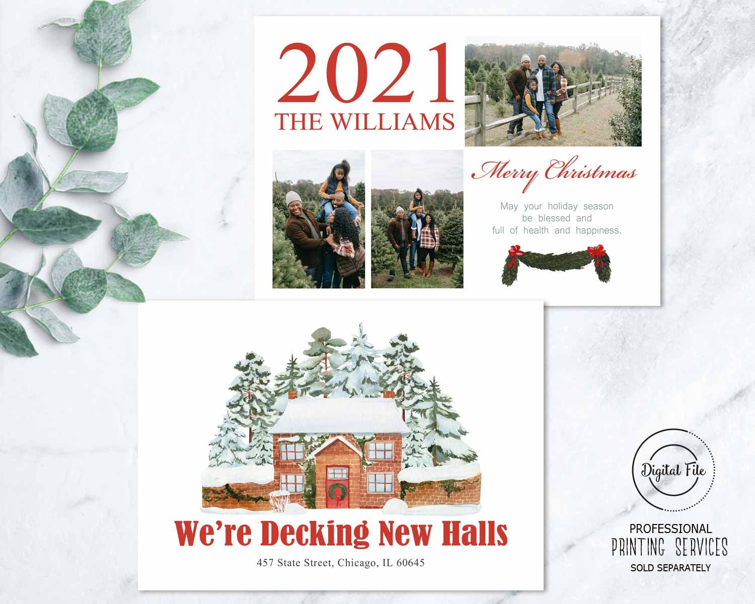 Tarjeta navideña de Decking New Halls, nueva dirección, nuevo hogar para  las fiestas, anuncio de mudanza, nos mudamos, cambio de dirección - Etsy  México, image size:1500x1200