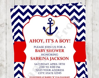 Anchor baby shower | Etsy