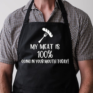  VIISPIRIT Birthday Gifts for Men, Funny Gifts for Boyfriend  Husband, Grilling BBQ Aprons for Party, Gag Gifts for Friend, Friendship  Gifts for Christmas Thanksgiving, Chef Cooking Apron, Waterproof: Home &  Kitchen
