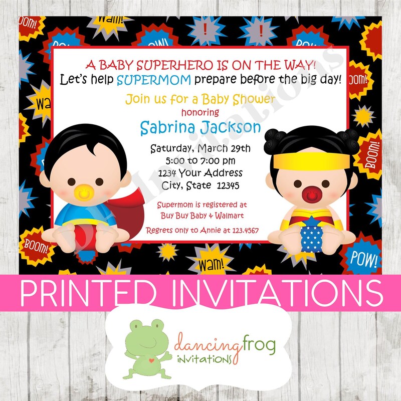 Superhero Baby Shower - Etsy