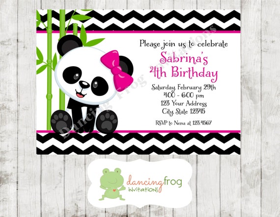Invitations Danniversaire Dours De Panda Invitation Etsy Invitations Danniversaire Dours De Panda Invitation Etsy