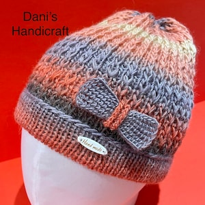 Colourful cashmere hat