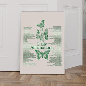 Green Retro Poster, Retro Quote Print, Dorm Room Decor, Digital Download Print, Wall Decor, Large Printable Art, Downloadable Prints