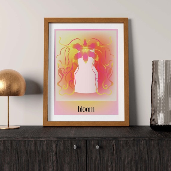 Aura Wall Art, Aura Poster, Gradient Wall Art, Dorm Room Decor, DIGITAL DOWNLOAD, Selfhealjourney