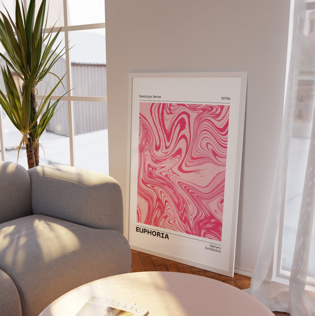 Aura Poster, Retro Gradient Poster, Grainy Gradient, Affirmation Poster ...