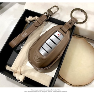 INFINITI Handmade Leather Key Cover, INFINITI smart key case, INFINITI  key cover, Key Holder, Key Leather Case