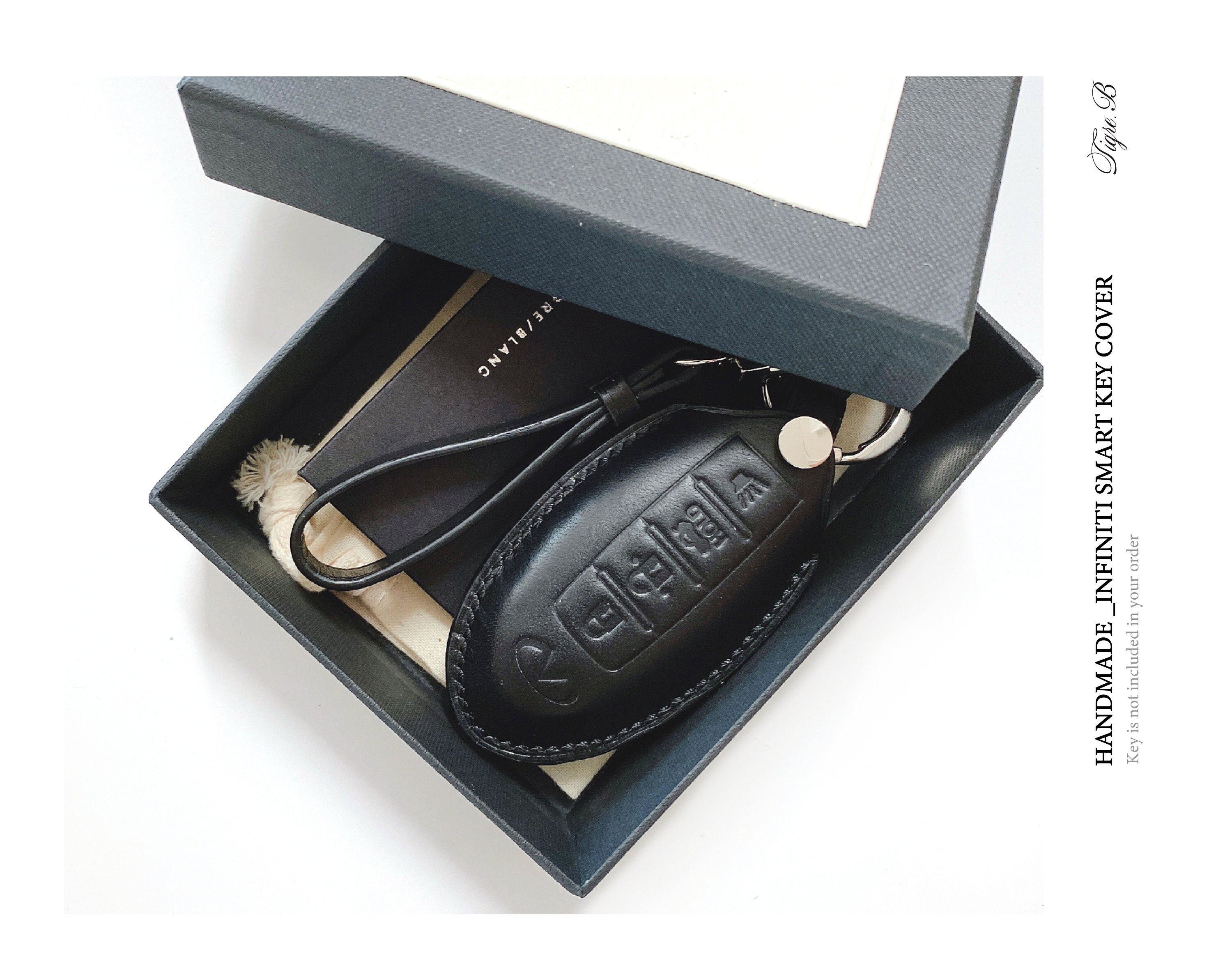 INFINITI Handmade Leather Key Cover INFINITI smart key case Etsy