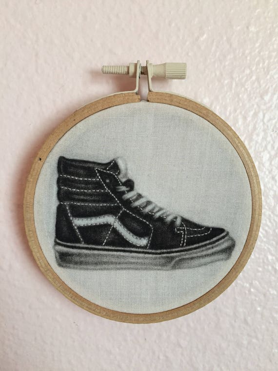vans sk8 hi drawing