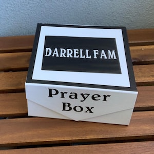 Prayer Box with Personalized Scripture - Christian Gift Box for Baptism, Prayer, Encouragement - Faith-Based Gift for Women & Men