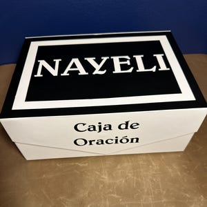 Caja de Oración Personalizada en Español - Caja de Oración Personalizada