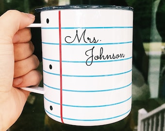 Personalisierter Lehrer Becher / Personalisierter Lehrer Becher / Personalisiertes Lehrer Geschenk / Lehrer Becher / Lehrer Becher / Lehrer Reisebecher