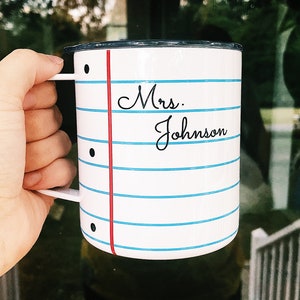 Personalized Teacher Tumbler / Personalized Teacher Mug / Personalized Teacher Gift / Teacher Mug / Teacher Tumbler / Teacher Travel Mug
